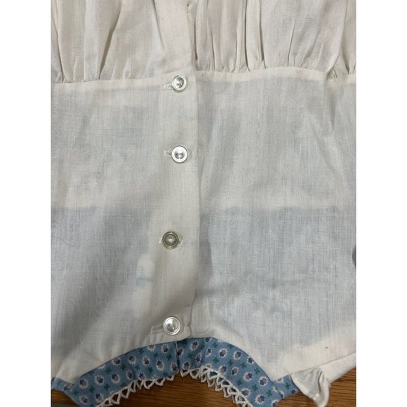 Vintage Polly Flinders Hand Smocked Girl Dress - Picture 5 of 6